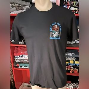 LCM INTERNATIONAL “Don’t Tread On Me” Short Sleeve Black T-Shirt x Size : Medium